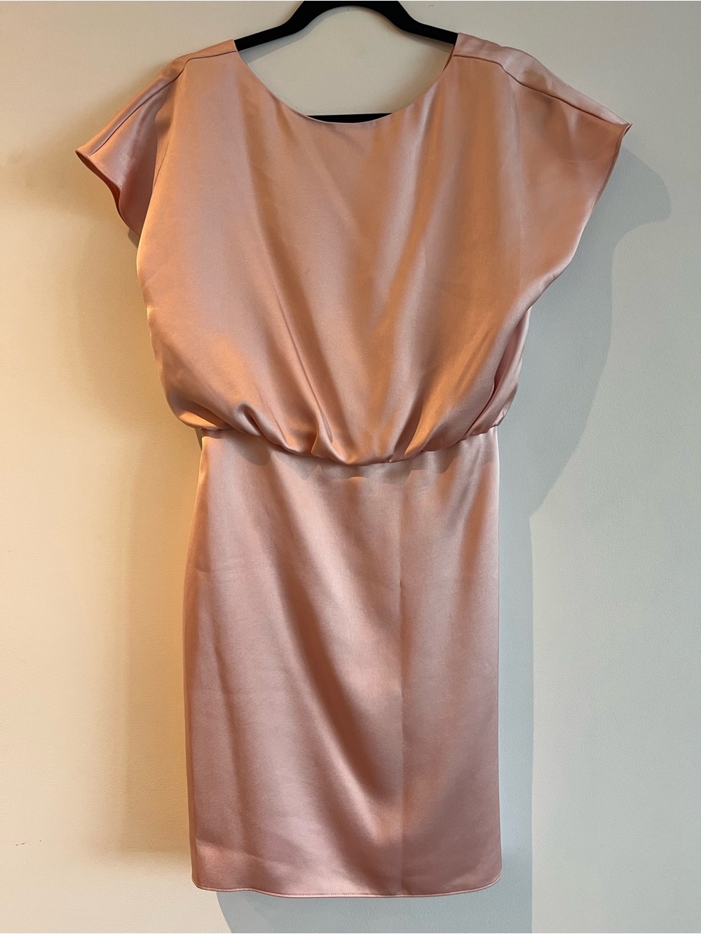 Trina Turk Amuse Satin V-Back Cocktail mini Dress Size 6